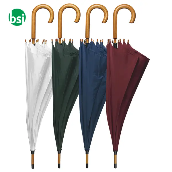 Ombrello automatico in legno IVANO -  2